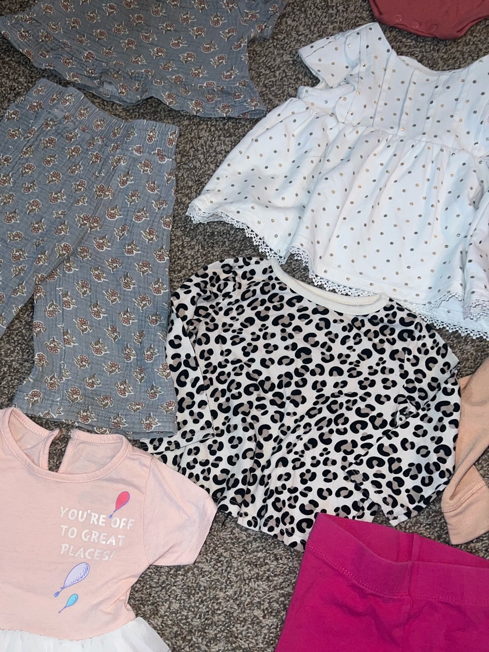 12 Month Baby Girl Clothing Bundle Outfits Dresses Romper Set 12M Lot summer - Picture 3 of 6